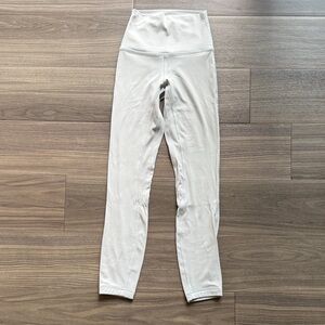 Lululemon Align High Rise Leggings 25” Chambray Blue Nulu Yoga Pants Size 0